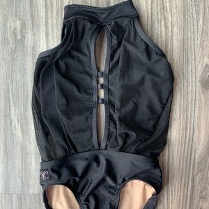 Kandi Kouture Black Dance Leo Size CS